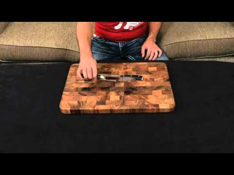 Wusthof Ikon vs. Shun Classic — 5 Inch Santoku Knife.