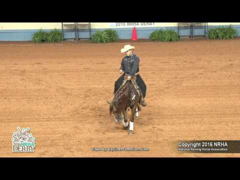 Hot Hollywood Whizky ridden by Yonathan Baruch  - 2016 NRHA Derby (Open Derby, Sec. 2)