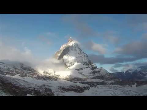 Zermatt Matterhorn in sunrise, Trockener Steg morning Webcam