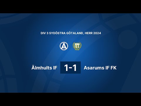Älmhults IF - Asarums IF FK (1-1)