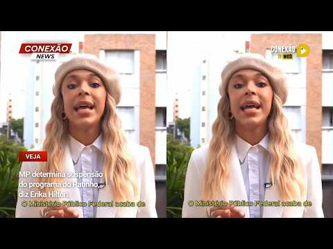 Vídeo: MP determina suspensão do programa do Ratinho, diz Erika Hilton.