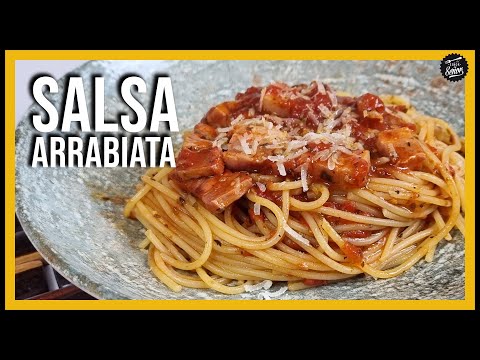 SALSA ARRABIATA 🔥 Receta italiana de pasta con salsa PICANTE