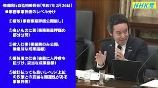 コロナ対応の検証は必要！事務事業評価の今後の方向性　参議院行政監視委員会　参考人質疑