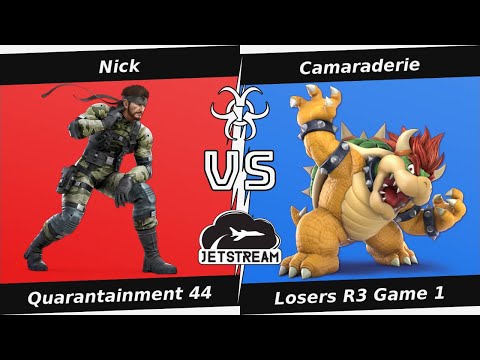 Quarantainment 44 Losers R3 Game 1 - Nick (Snake) Vs. Camaraderie (Bowser) Smash Ultimate - SSBU