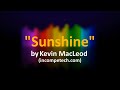 Kevin MacLeod Sunshine Sped Up 1 8x And Reversed