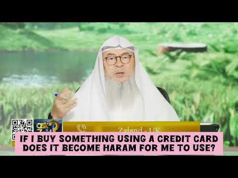 If I buy something using credit card does it become haram for me to use? #islam assim al hakeem