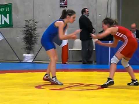 1ère manche lutte  championnat de france feminin 2013 Chloé Durand