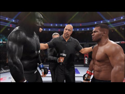 Mike Tyson vs. Black Bigfoot - EA Sports UFC 2 - Epic Fight 🥊