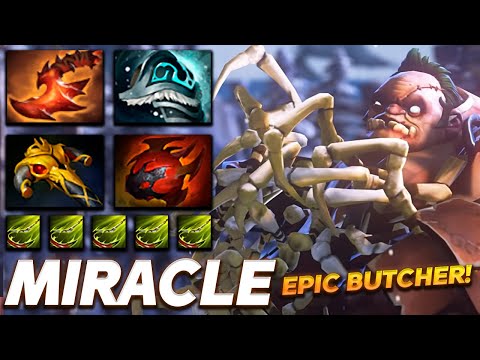 Miracle Pudge Epic Butcher - Dota 2 Pro Gameplay [Watch & Learn]