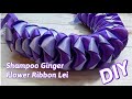 How To Make Shampoo Ginger Flower Ribbon Lei