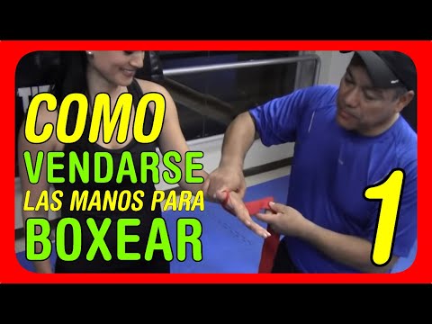 ► Vendaje de BOXEO 🥊 Como vendarse las manos 👍