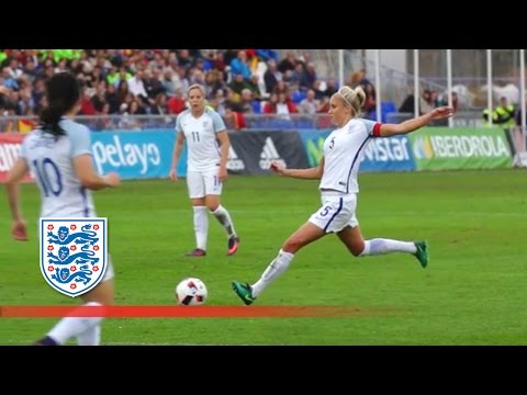 Spain Women 1-2 England Women | Goals & Highlights