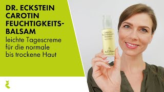 Dr. Eckstein Carotin Feuchtigkeitsbalsam – leichte, feuchtigkeitsspendende Gesichtscreme