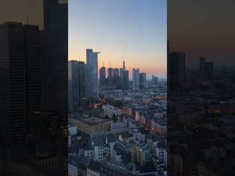 3 hours timelapse, view from Grand Tower Frankfurt #grandtower#frankfurt#immobilien#shorts