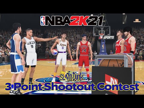 NBA 2K21 Slam Dunk MOD - 3 Point Shootout Contest