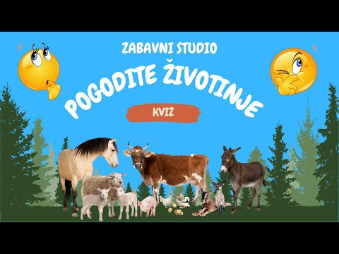 Video za decu - Pogodi Životinju - Interaktivni Kviz za Decu!
