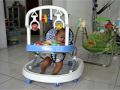6 Month Baby On Walking Chair