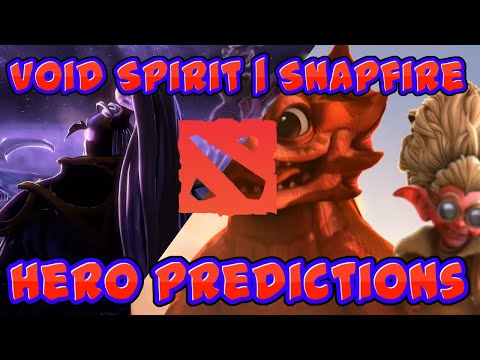 Dota 2 | Predicting Info on Snapfire & Void Spirit | New Heros