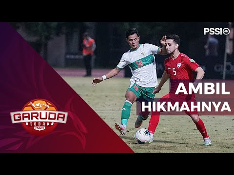 Highlights Indonesia vs Afghanistan, laga uji coba match FIFA