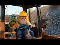 Orange Cat Is Using An Excavator On The Construction Site Animals Funny 新星趣漫