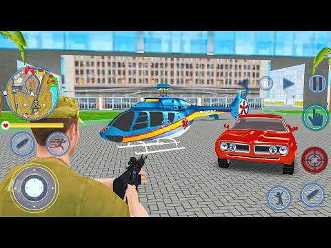 Helicopter and Car Driving In Open World Police Game - Android Gameplay