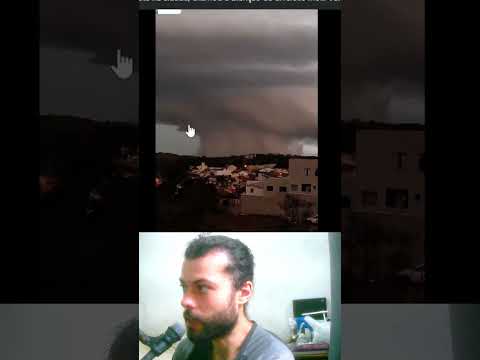 supercélula em Santa Catarina, veja como é uma  #chuvas #clima