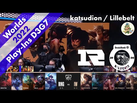 RNG(GALA トリスターナ) VS IW(Serin アカリ) ハイライト D3G7 - Worlds 2022 Play-In Group Stage by YAMA
