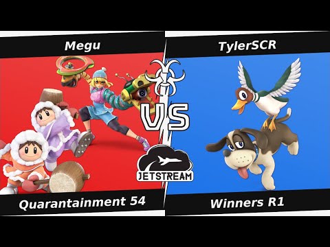 Quarantainment 54 Winners R1 - Megu (Ice Climbers, Min Min) Vs. TylerSCR (Duck Hunt) - SSBU
