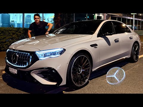 2026 Mercedes AMG E63 or E53?  NIGHT Drive Review NEW E Class Interior Exterior