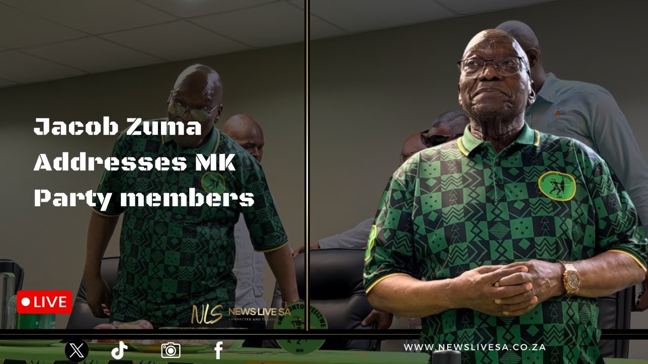 Jacob Zuma Addresses MK Party Members