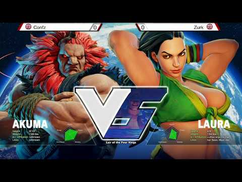 WinnerStaysOn SFV Winners Final - Confz (Akuma) vs Zurk (Laura) 21/05/2017
