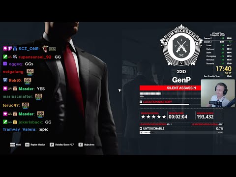 HITMAN Trilogy Pro SA/SO Speedrun in 17:40