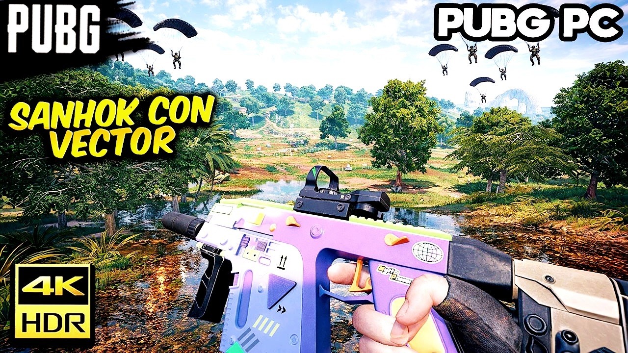 PUBG PC pero la VECTOR en SANHOK es CINE BRO 😎 Estos GRAFICOS al MAXIMO se ven BRUTALES