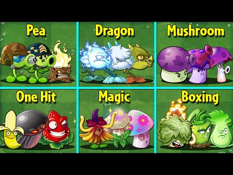 Random 16 Team Plants Vs Team Plants - Who Will Win? - Pvz 2 v10.8.1 Battlez