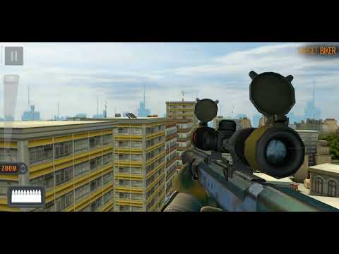 Sniper 3d - Biker (Roof Biker) Primary mission Small Valleys Full HD 1080p Gameplay