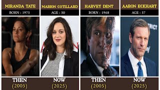 The Dark Knight Trilogy Cast Then vs Now (2005–2025) | Real Age, Birth & Death