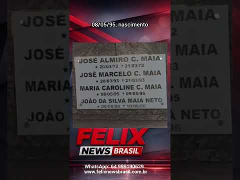 PLACA NO CEMITÉRIO DE ACREÚNA REVELA TRAGÉDIA: 4 CRIANÇAS DA MESMA FAMÍLIA MORRERAM COM 1 DIA DE VID