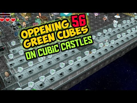 56 Green Cubes Reveal - Cubic Castles