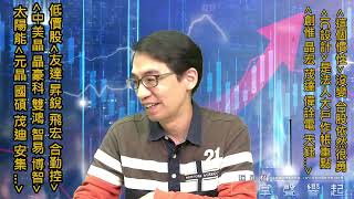 【掌聲響起】#賴昇楷 1217 - 利空沒改變「台股強勢慣性」，「IC設計」是法人大戶作帳重點，關注《創惟、晶宏、茂達、天鈺…》；低價股《飛宏、昇銳、合勤控》、面板三雄，這樣動作 (圖)