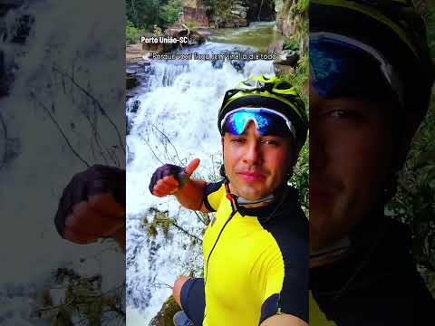 Porto União, Santa Catarina. #natureza #paz #cachoeira #floresta #pedalar #pedalando #pedal #bike