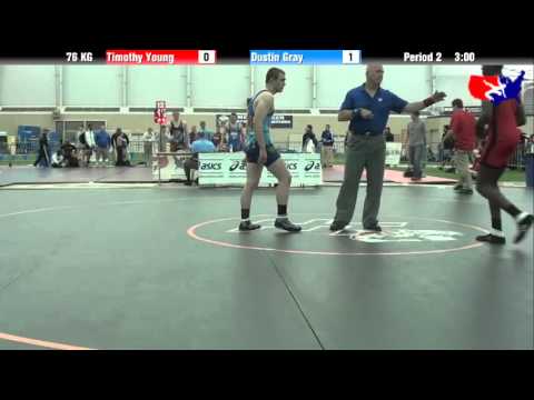 Timothy Young vs. Dustin Gray at 2013 ASICS FILA Cadet Nationals - GR