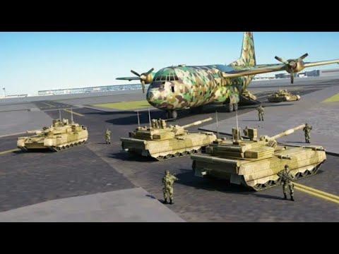 🇺🇸US Army Tank Transporter Airplane | Android Gameplay Mission 1 - 3 | (By Gig Big Games)