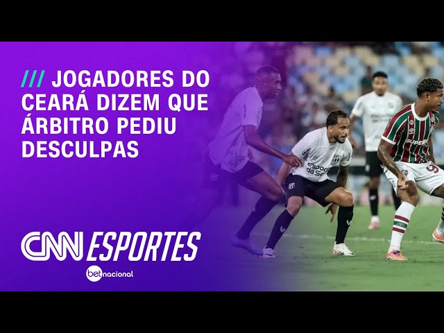 Jogadores do Ceará dizem que árbitro pediu desculpas por lance no Maracanã | CNN NOVO DIA