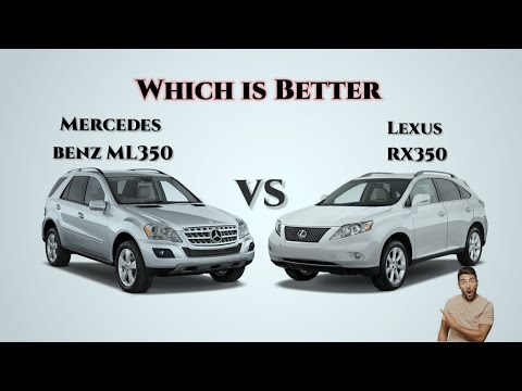 2010 Mercedes Benz ML350 4matic vs 2010 Lexus RX350