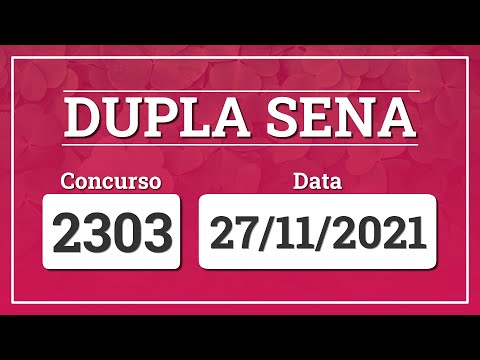 Capa de DUPLA SENA 2303
