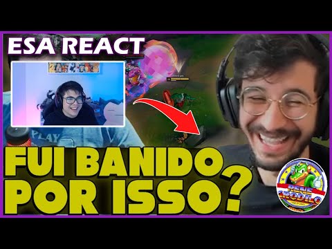 ESA REACT RENECRODILO REVOLTA BANIDO DO CHAT CBLOL, CACHÊ DO CASIMIRO PRO BAIANALISTA