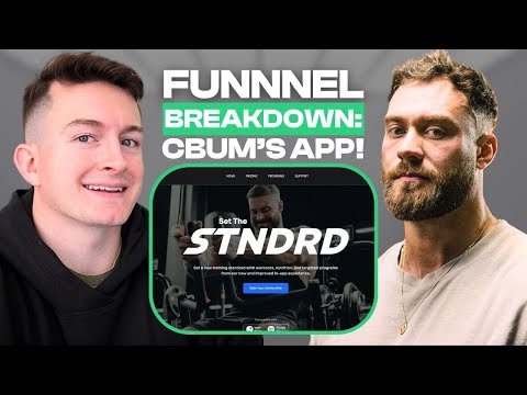 Funnel Hack | Marketer Reviews CBUM's STNDRD Fitness Website Optimization
