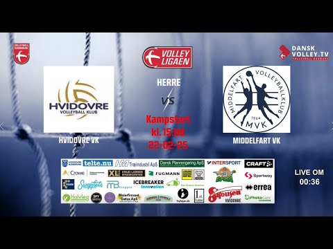 Hvidovre vk vs Middelfart VK  herreliga d.22 02 2025