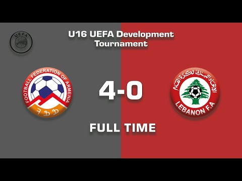 Armenia U16 - Lebanon U16 4:0, U16 National Team Friendlies
