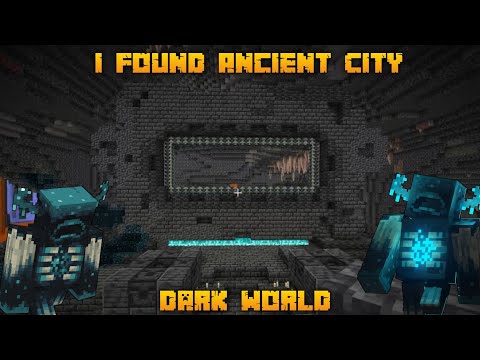 Fight With Warden In Ancient City | Dark World | Minecraft Pocket Edition Survival Series
